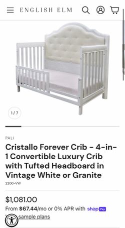cristalo pali crib