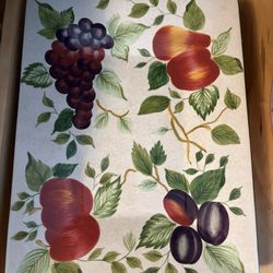 Sakura Sonoma fruit themed platter with handles- 13 by 19 inch- never used