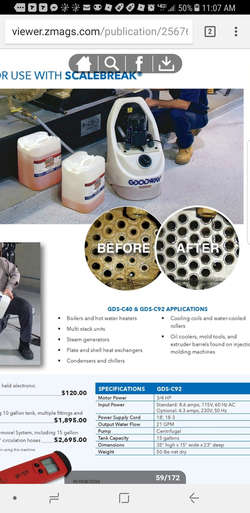 Good way descaling machine