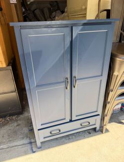 Blue Cabinet —versatile  — (sideboard, bookcase, pantry, linen closet)