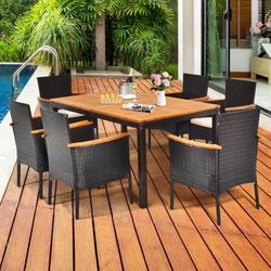 7 Piece Dining Patio Set 
