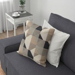 EXCELLENT CONDITION** Two IKEA KIVIK Sofa. New Gray Cover.