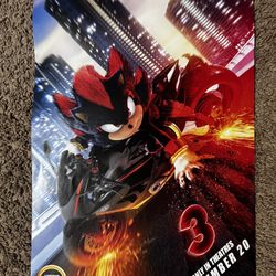 Sonic 3 Movie Poster