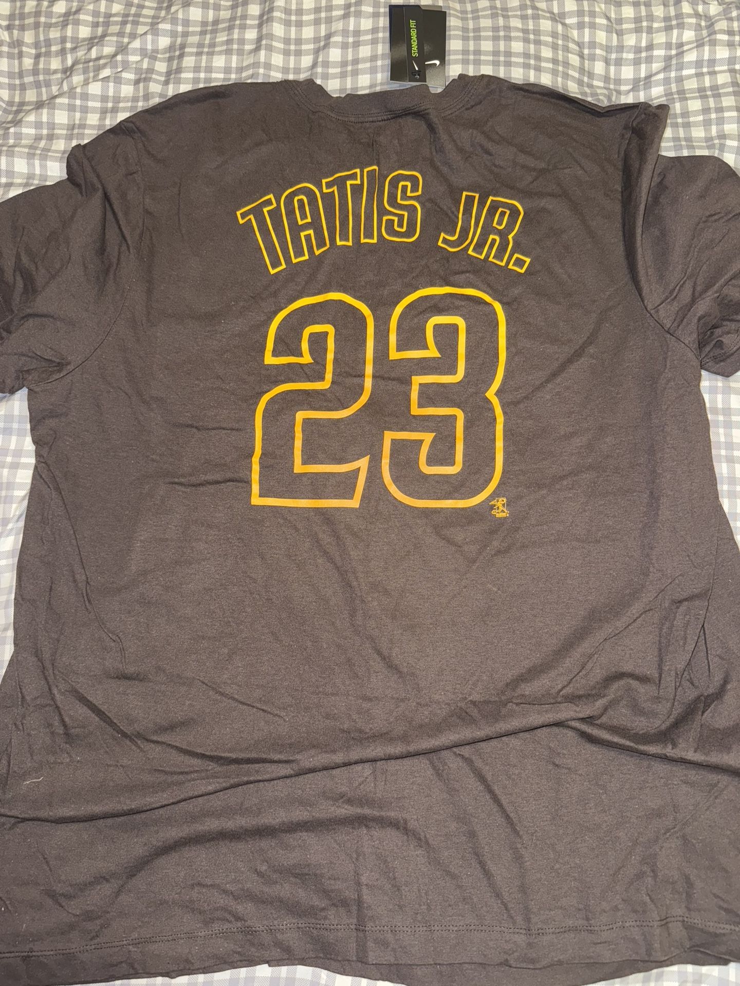 Nike San Diego Padres Fernando Tatis Jr. #23 Graphic T-Shirt Brown Mens XXL NWT