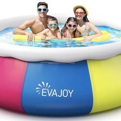 New 10ft x 30" Inflatable Swimming Pool Above Ground Top Ring with Cover