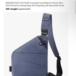 Price Drop - WANDER PLUS® Anti Theft Crossbody Travel Bag for Women and Men
