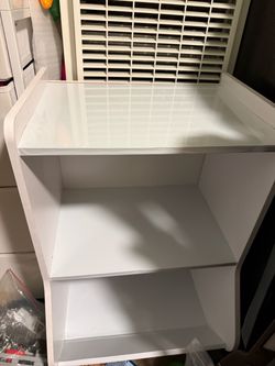 White Wooden Shelf