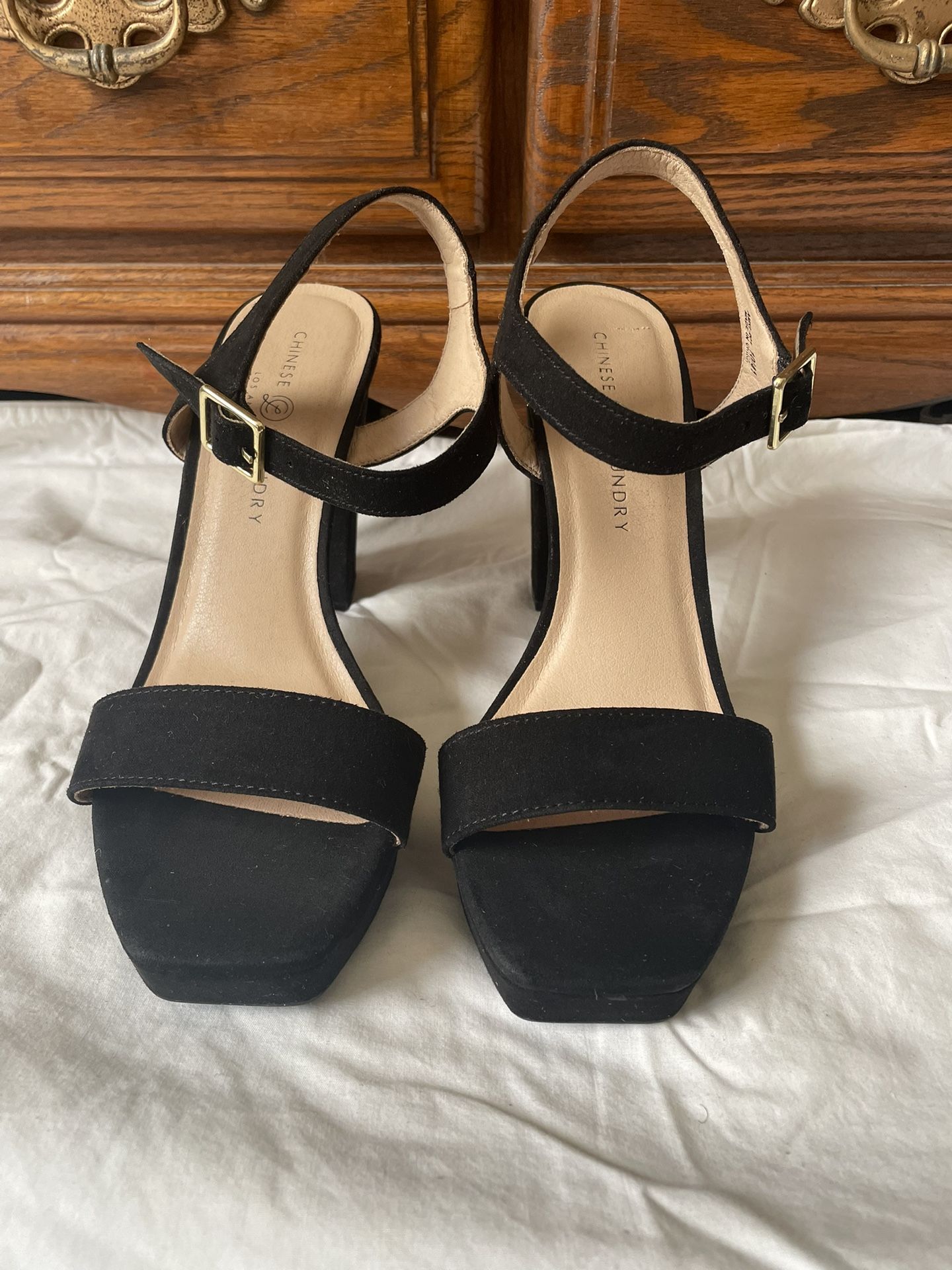 Black Suede Heels