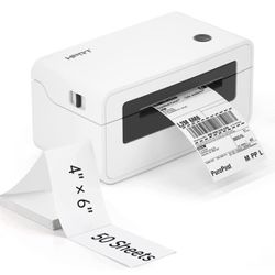 Thermal Shipping Label Printer,150mm/s High-Speed 4x6 Thermal Sticker Maker, 1-Click Setup on Windows/Mac,Compatible with Amazon, Ebay, Shopify, FedEx