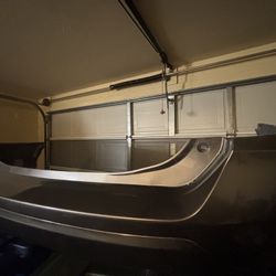 2017 Nissan Rogue Back Bumper Gray Metallic Painted