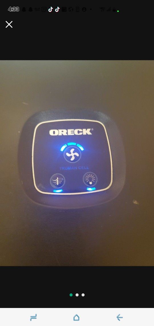 ORECK AIR PURIFIER FAN
