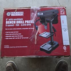 Central Machinery Bench Drill Press