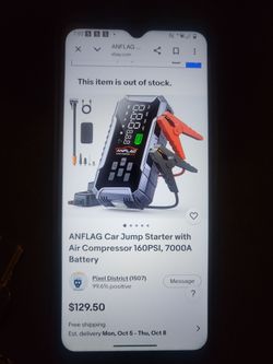 An flag jump starter& for compressor