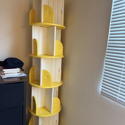 Spin Book Shelf For Kids