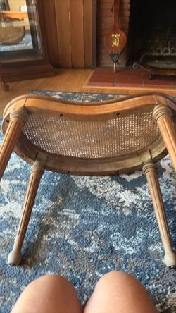 Vintage piano or vanity bench