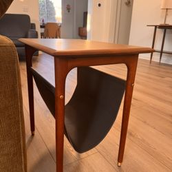 End Table With Hanging Shelf 