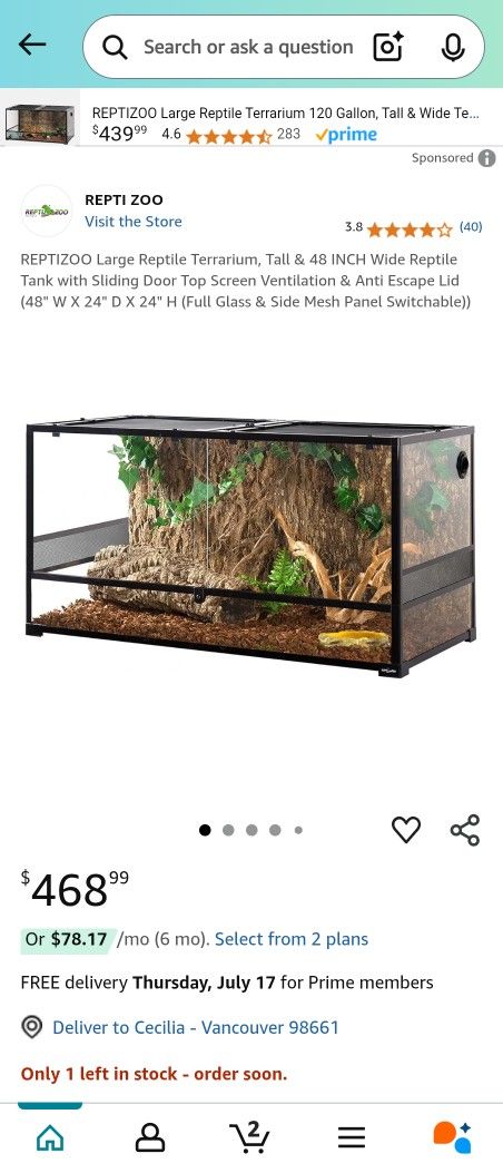 200 Gallon Locking Terrarium & Everything You Could Possibly Need For A Bearded Dragon
