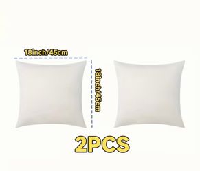 18 x 18 Throw Pillow Inserts set of 2