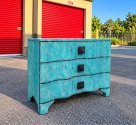 Melange Turquoise Crackle Chest by Hooker Furniture