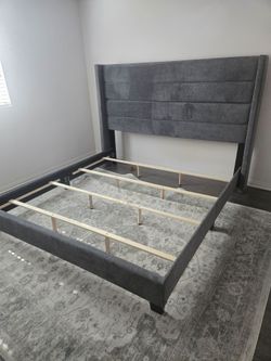 King headboard and bedframe