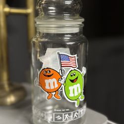 Vintage m&ms Candy Jar