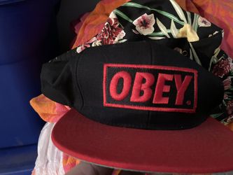 Obey men’s Snap back cap and bucket hat