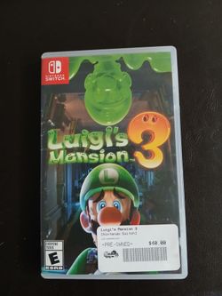 Nintendo switch 1 Luigis mansion