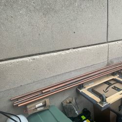 10 Ft Lengths Of Copper Tubing Type L In Various Diameters