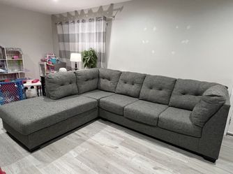 Gray Arrowmask Modern Sectional Sofa by Living Spaces