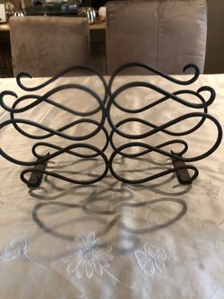 Metal (brown ) wine rack from pier 1