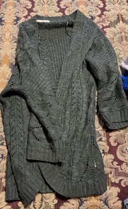 Olive green cardigan