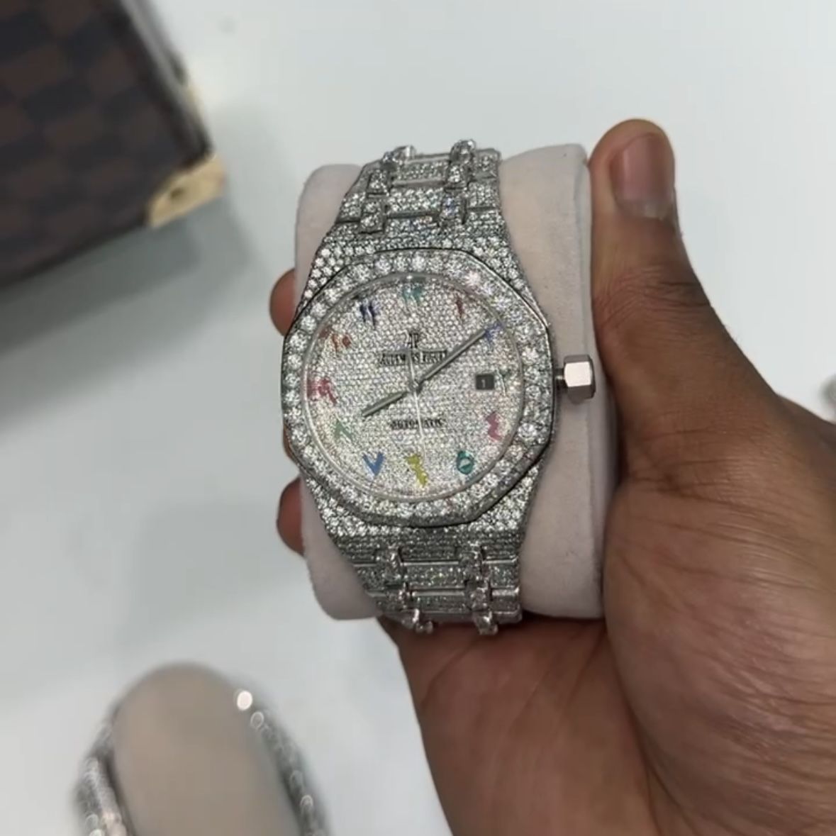 Buss Down AP with Rainbow Roman Numerals