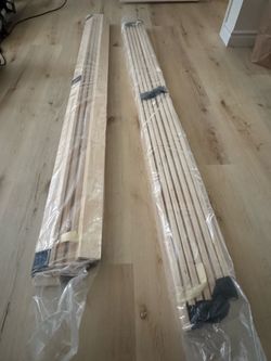King bed frame wood slats