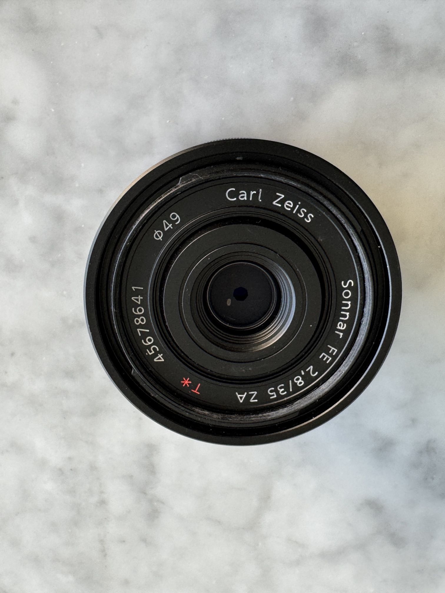 Sony Zeiss Sonnar T*FE 35mm f2.8 ZA Pancake Lens