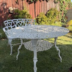 Vintage cast iron patio set 🌿✨