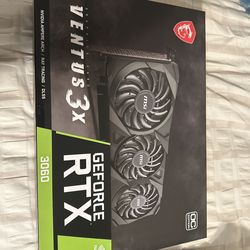 MSI RTX 3060 Ventus 3X OC Graphics Card (Triple Fan)