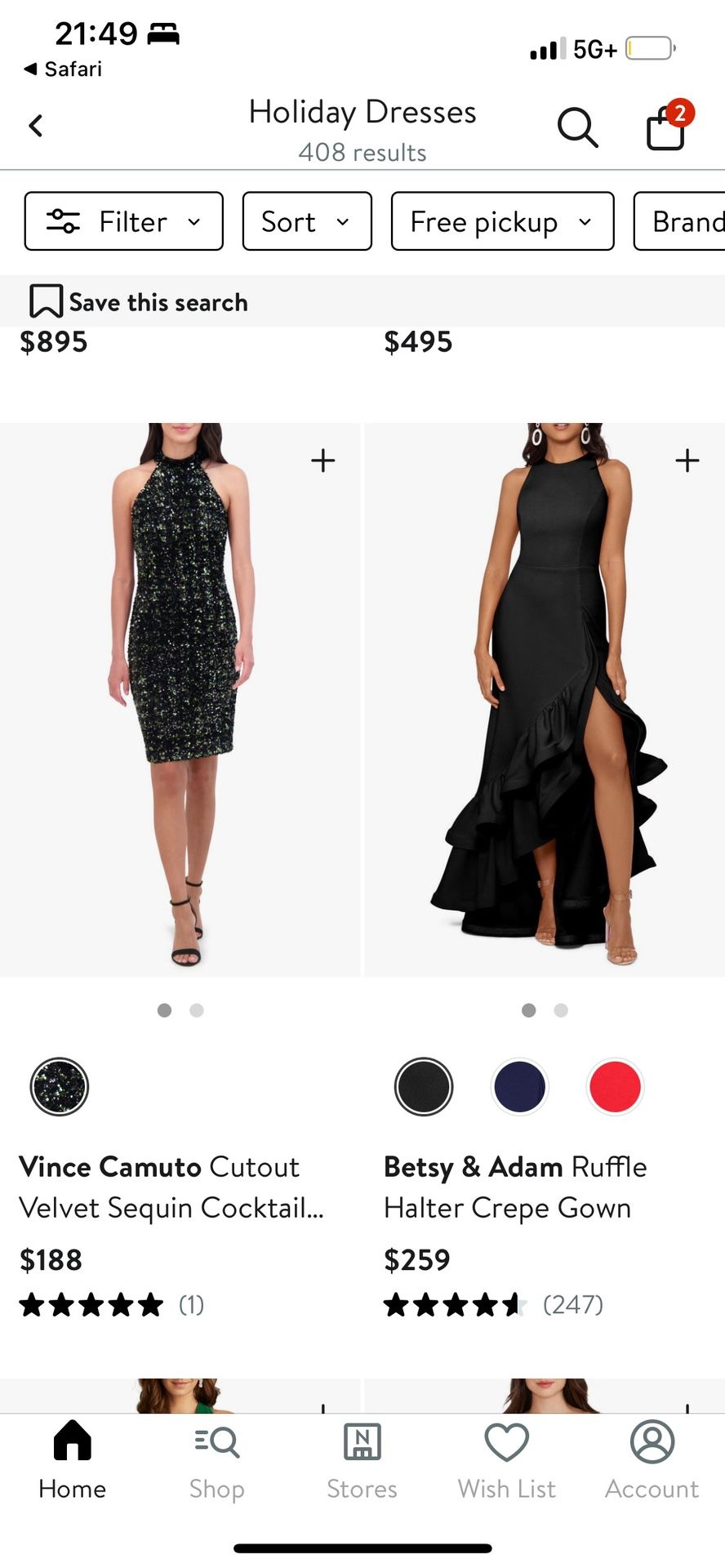 Flamenco Gown Size 6 Black NWT
