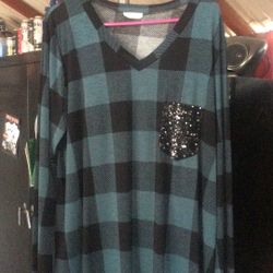 Plaid Blouse From Chicksoul 