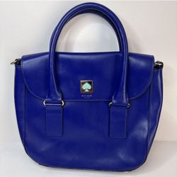 Kate Spade Bond Street Flo Blue/Aqua Crossbody Satchel Purse