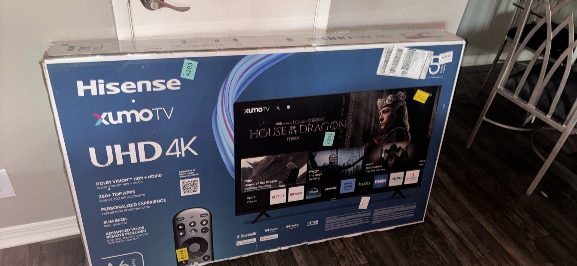 Hisense 55” Smart Tv