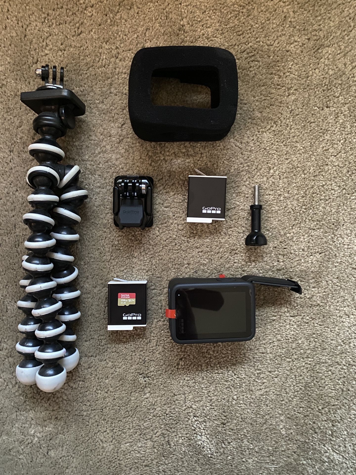 GoPro Hero Black 11, 256GB memory, Tripod, extra Battery. Used Once 