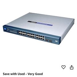 Linksys Cisco SR2024 24-port 10/100/1000 Gigabit Switch