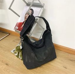 Canvas Messenger Vintage Bag Alt Emo Crossbody Bag Goth Punk Shoulder Satchels Harajuku Grunge Handbag