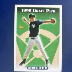 1993 Topps Derek Jeter Rookie Baseball Card 