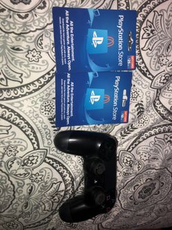 Ps4 controller and cards