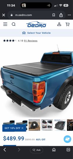 Brand new Ford Maverick trifold hard tonneau truck bed cover still sealed in the box