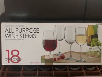 Brand New wine Stems 18 pieces