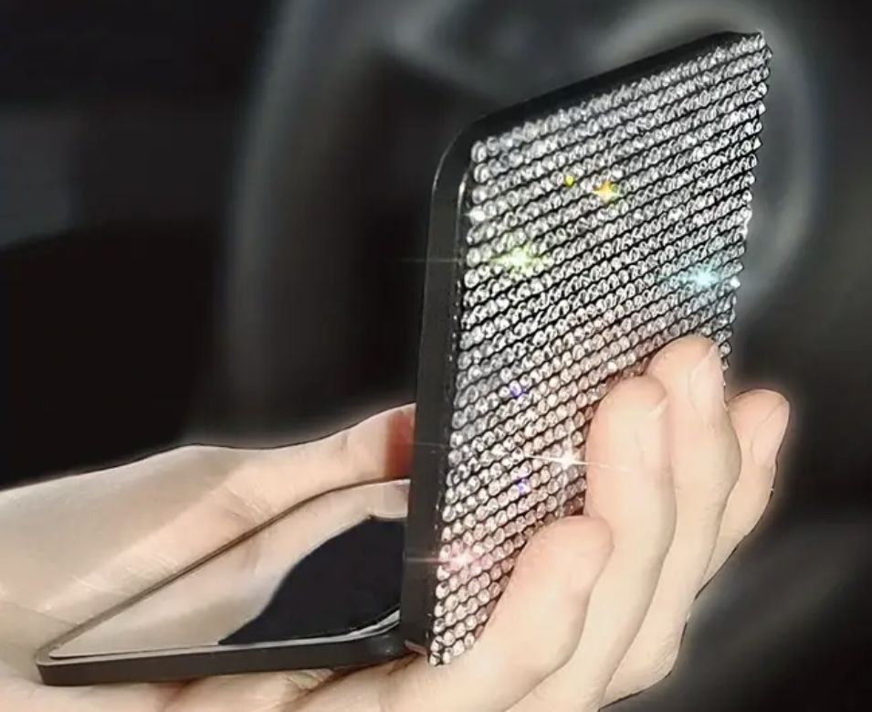 Compact Mirror Crystal Blong
