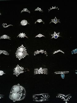 "A Sparkle Above" Chic, boho ish rings in random sizes, starting at .50-$10 (plus see my other offers!)