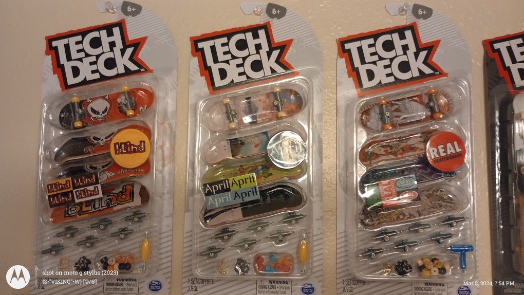 HUGE BUNDLE OF TECH DECK ITEMS, ALL BRAND NEW UNOPENED FOR ONLY $75!!!!!!!!!!!!!!!!